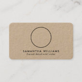 LCSWソーシャルワーカーカスタムのQR写真 名刺 (正面)