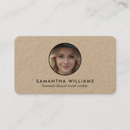 LCSWソーシャルワーカーカスタムのQR写真 名刺