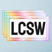 LCSWソーシャルワーカー 名刺
