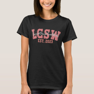 LCSW卒業式2023、ライセンスを受けた臨床的ソーシャル・ツール Tシャツ