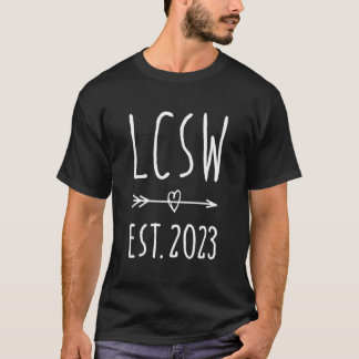LCSW 2023年卒業 臨床ソーシャルワーカー Tシャツ