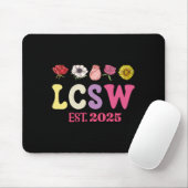 Lcsw Est 2025卒業ライセンス臨床社会 マウスパッド (マウス)