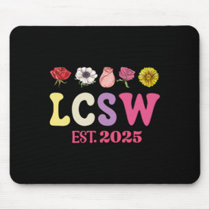 Lcsw Est 2025卒業ライセンス臨床社会 マウスパッド