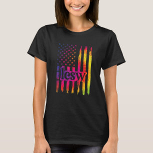 Lcsw Usフラッグ誇りを持ったライセンス臨床社会労働者 Tシャツ