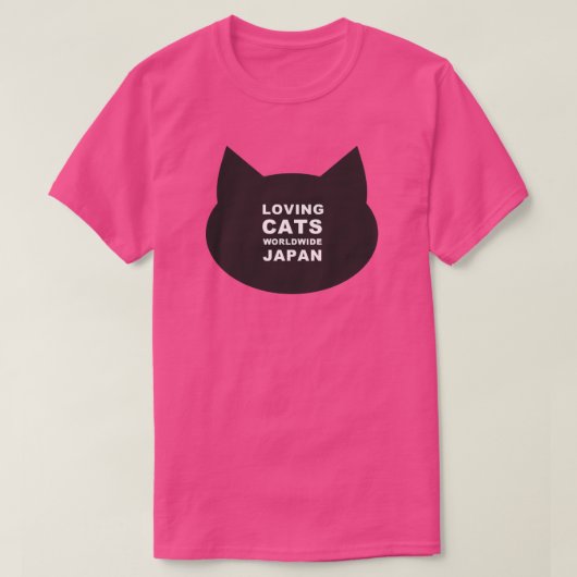 LCWW日本子猫ロゴクラシックティー Tシャツ (デザイン正面)