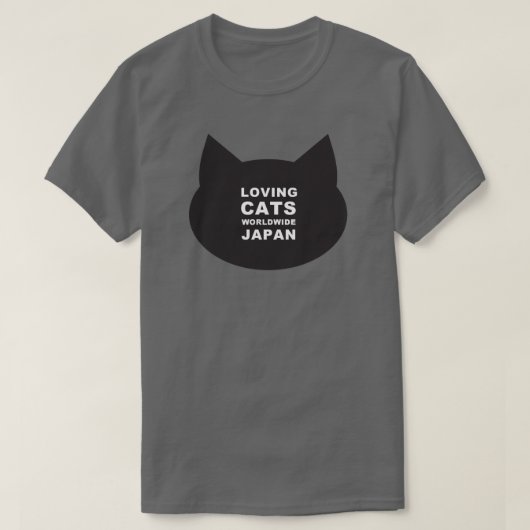 LCWW日本子猫ロゴクラシックティー Tシャツ (デザイン正面)