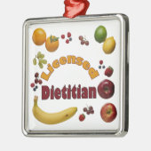 LDオーナメント – ライセンス栄養士 メタルオーナメント (左)