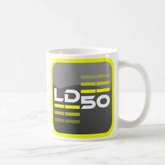 LD50アイコン/Prehitiの実験室LLCのロゴ コーヒーマグカップ (右)