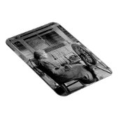 LD wOMAN uSINGsPINNING wHEEL 1930S写真 マグネット (右側)