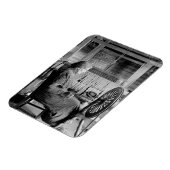 LD wOMAN uSINGsPINNING wHEEL 1930S写真 マグネット (左側)