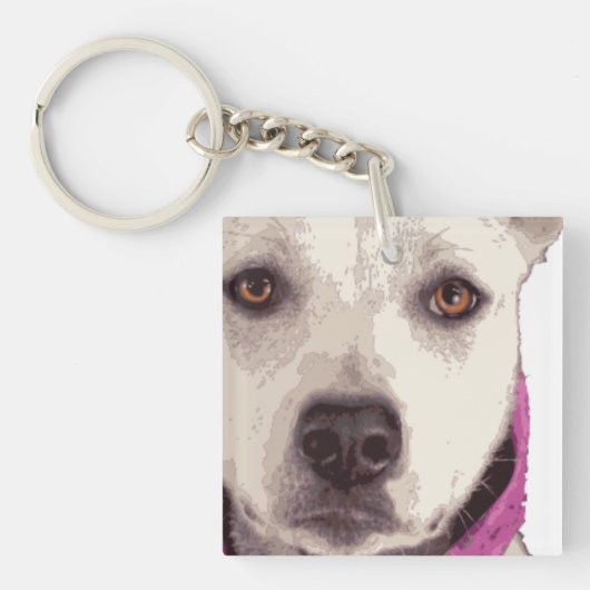 LDDRのロゴのkeychain キーホルダー (正面)