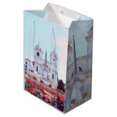 ldpピアッツァディスパーニャ-ローマ-花付き- ミディアムペーパーバッグ (裏面アングル)