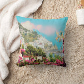 ldp AMALFI – パノラマ – Amalfi海岸 –  クッション (ブランケット)