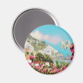 ldp AMALFI – パノラマ – Amalfi海岸 – マグネット (正面/裏面)
