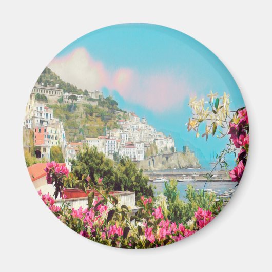 ldp AMALFI – パノラマ – Amalfi海岸 – マグネット (正面)
