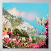 ldp AMALFI - panorama - Amalfi coast - ポスター (正面)