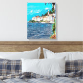 ldp BELLAGIO – コモ湖 –  キャンバスプリント (インサイチュ (寝室))