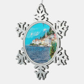 ldp BELLAGIO – コモ湖 –  スノーフレークピューターオーナメント (右)