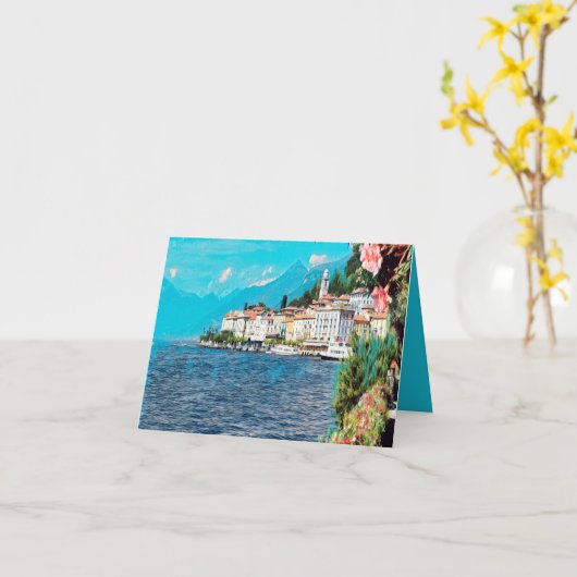 ldp bellagio - Lake Como - カード (黄色い花)