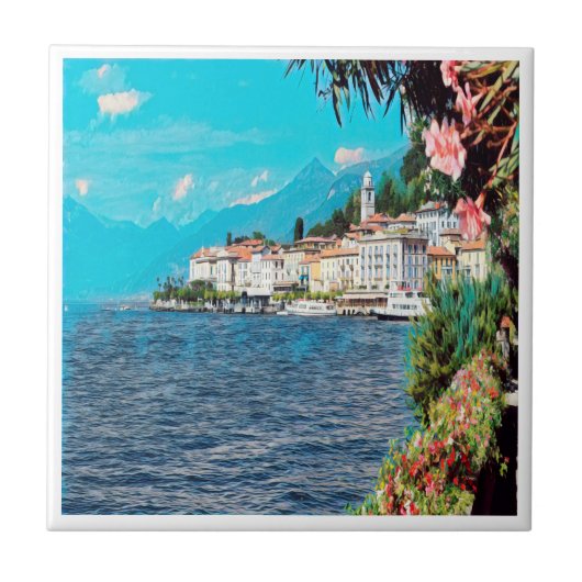 ldp bellagio - Lake Como - タイル (正面)