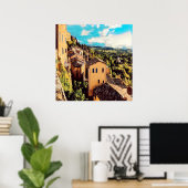 ldp MONTEPULCIANO – 都市 – パノラマ – ポスター (ホームオフィス)