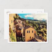 ldp MONTEPULCIANO – 都市 – パノラマ –  ポストカード (正面/裏面)