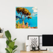 ldp RAVELLO - The garden of Villa Rufolo ポスター (ホームオフィス)