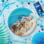 ldp SANTORINI – パノラマ – ペーパープレート (パーティー)