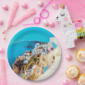 ldp SANTORINI – パノラマ – ペーパープレート (パーティー)