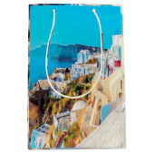 ldp SANTORINI – パノラマ – ミディアムペーパーバッグ (正面)