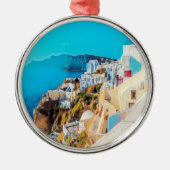 ldp SANTORINI – パノラマ –  メタルオーナメント (正面)