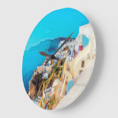 ldp SANTORINI – パノラマ –  ラージ壁時計 (傾斜)