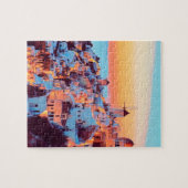 LDP SANTORINI – パノラマ – 夜間 –  ジグソーパズル (横)