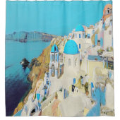 ldp SANTORINI – ビュー –  シャワーカーテン (正面)
