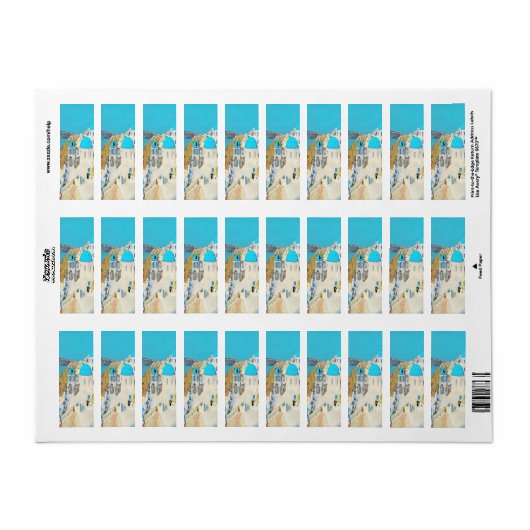 ldp SANTORINI – ビュー – ラベル (フルシート)