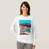 ldp SORRENTO – パノラマ – ビーチ- Tシャツ (正面フル)