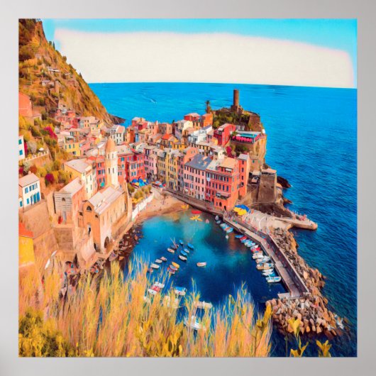 ldp VERNAZZA - Cinque Terre - ポスター (正面)