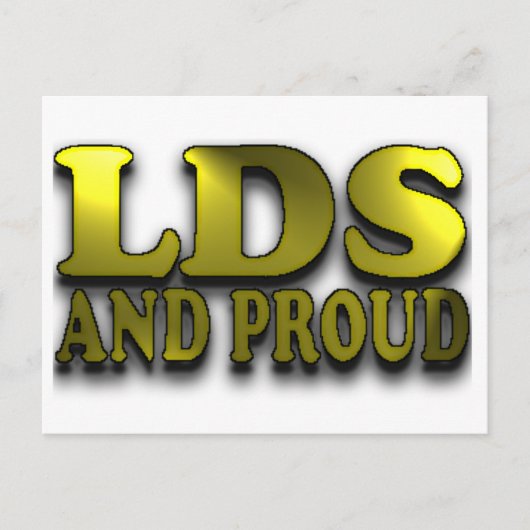 LDSと誇りを持った ポストカード (正面)