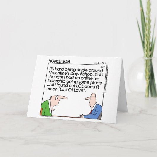 LDSのためのLOLのバレンタインデーカード シーズンカード (正面)