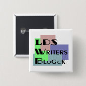 LDSの作家のBlogckボタン 缶バッジ (正面&裏面)