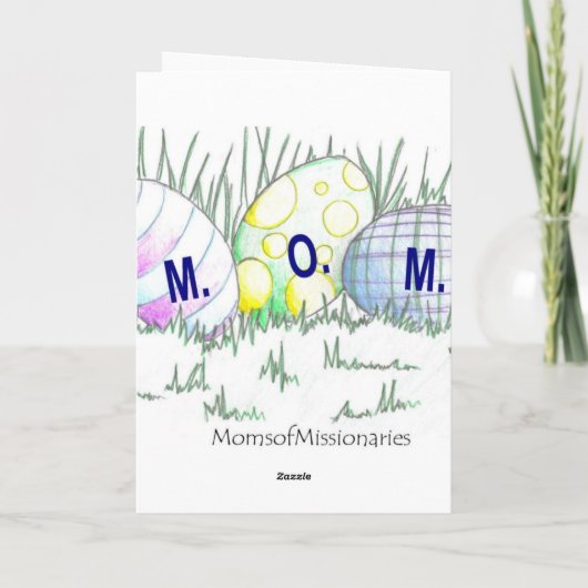 LDSの宣教師イースター挨拶状 シーズンカード (裏面)