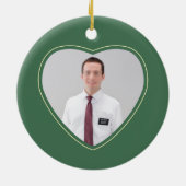 LDSの宣教師オーナメント。 カスタマイズ可能 セラミックオーナメント (裏面)