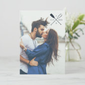 LDSの寺院の結婚式招待状|の航海のな写真 招待状 (スタンド正面)