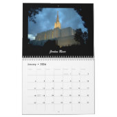 LDSの寺院2018年 カレンダー (1月 2026)