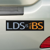 LDSはすべてのBSのバンパーステッカーです バンパーステッカー (車上)