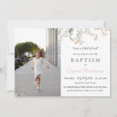 LDSイエスキリストの教会バプテスマフローラ 招待状 (正面)