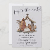 LDSクリスマスウォードパーティの招待状 招待状 (正面)