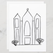 LDSソルトレイクシティテンプルシンプルモロモダンモン (正面/裏面)