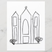 LDSソルトレイクシティテンプルシンプルモロモダンモン (正面)