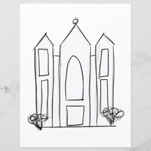 LDSソルトレイクシティテンプルシンプルモロモダンモン (正面)